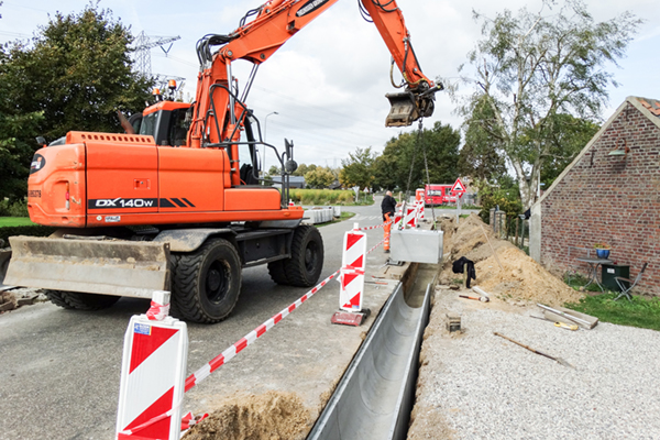 Vezelversterkte beton lijngoot Hauraton